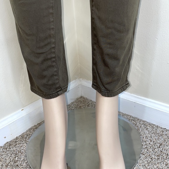 Madewell Olive Army Green Cropped Skinny Ankle - Picture 4 of 15